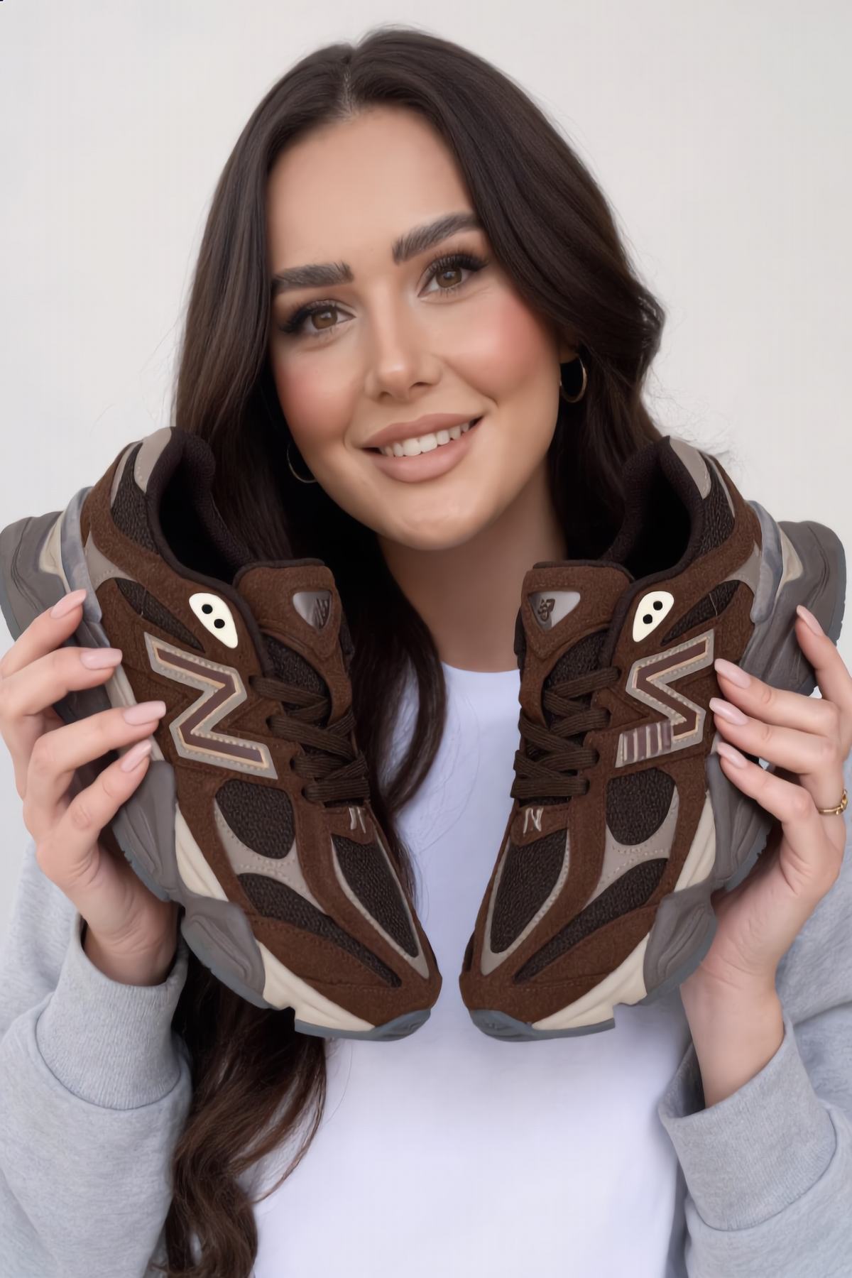 New Balance 9060 Koyu Kahve Kadın Spor Ayakkabı