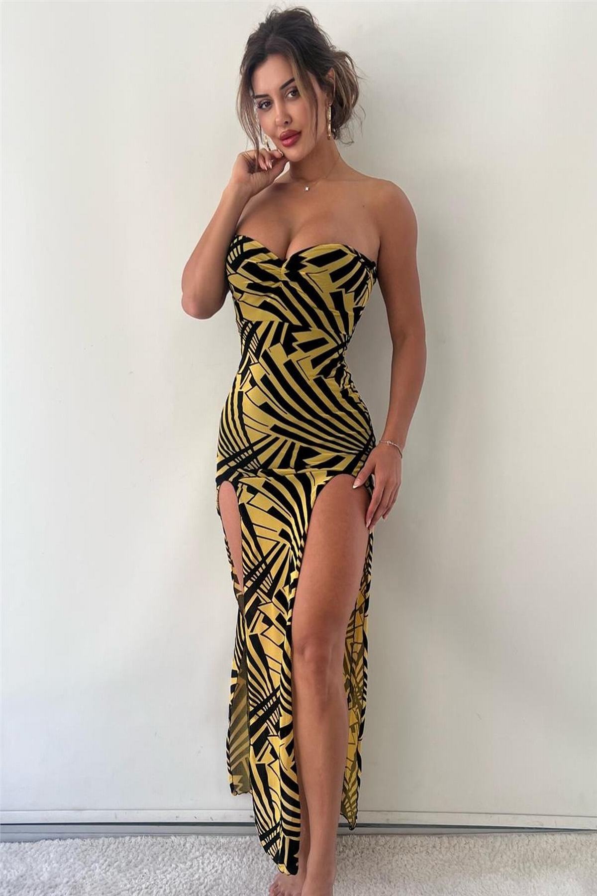 Kadın Uzun Seksi Elbise