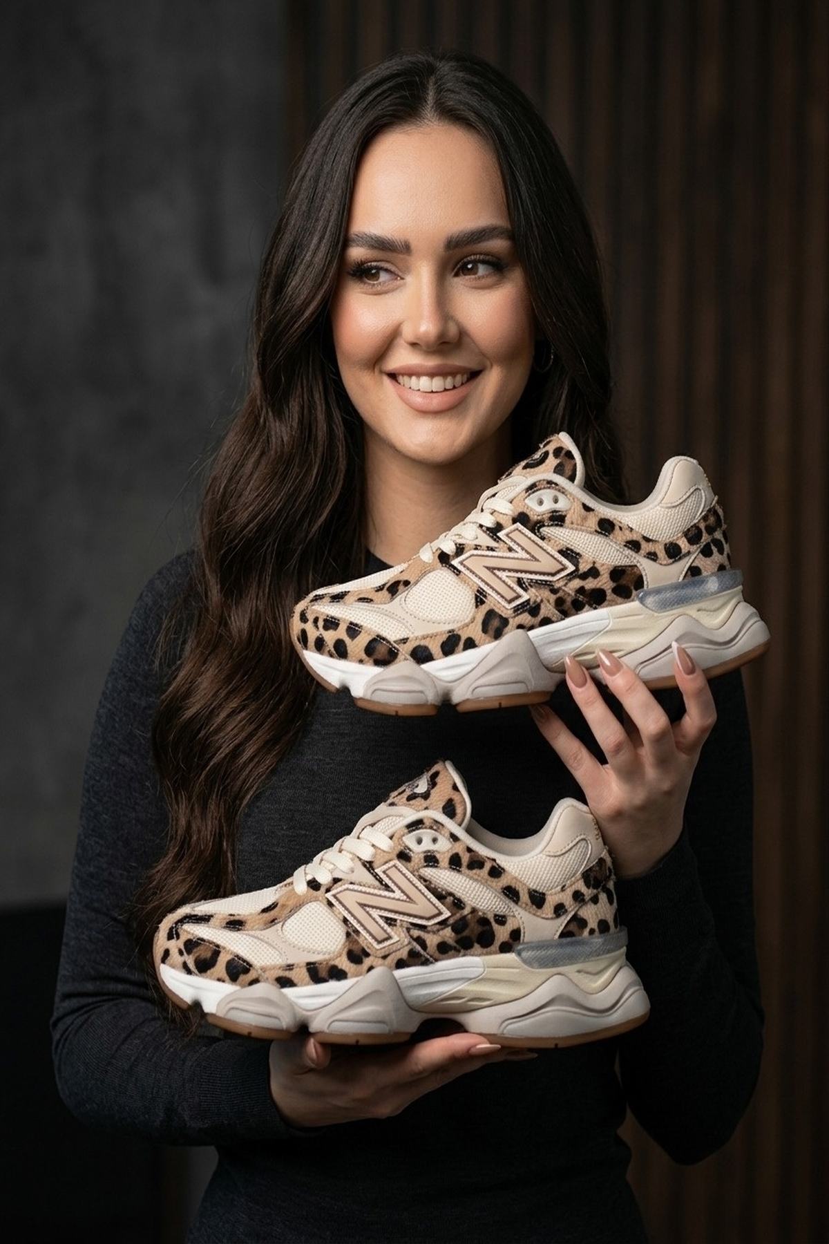 New Balance Leopar Kadın Spor Ayakkabı