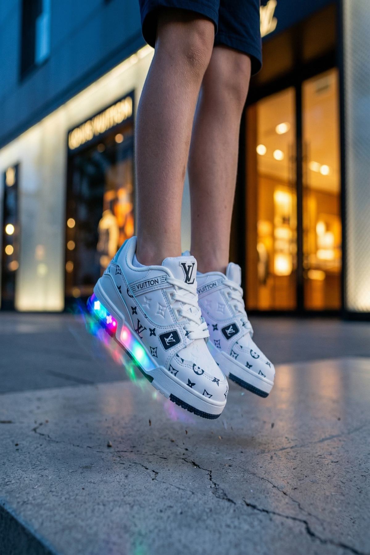 Louis Vuitton Çocuk ve Bebek Işıklı Ayakkabı