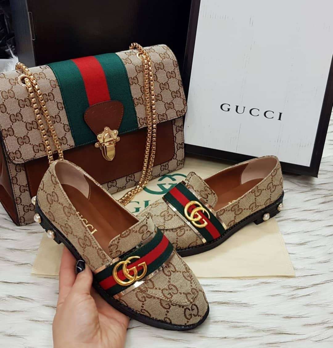 Gucci Ayakakbı Çanta Kombini