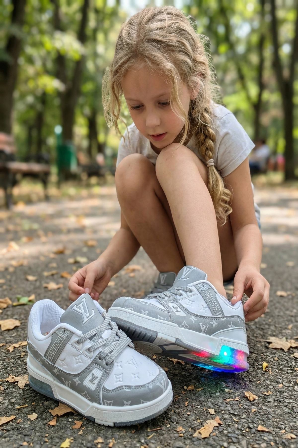 Louis Vuitton Çocuk ve Bebek Işıklı Ayakkabı