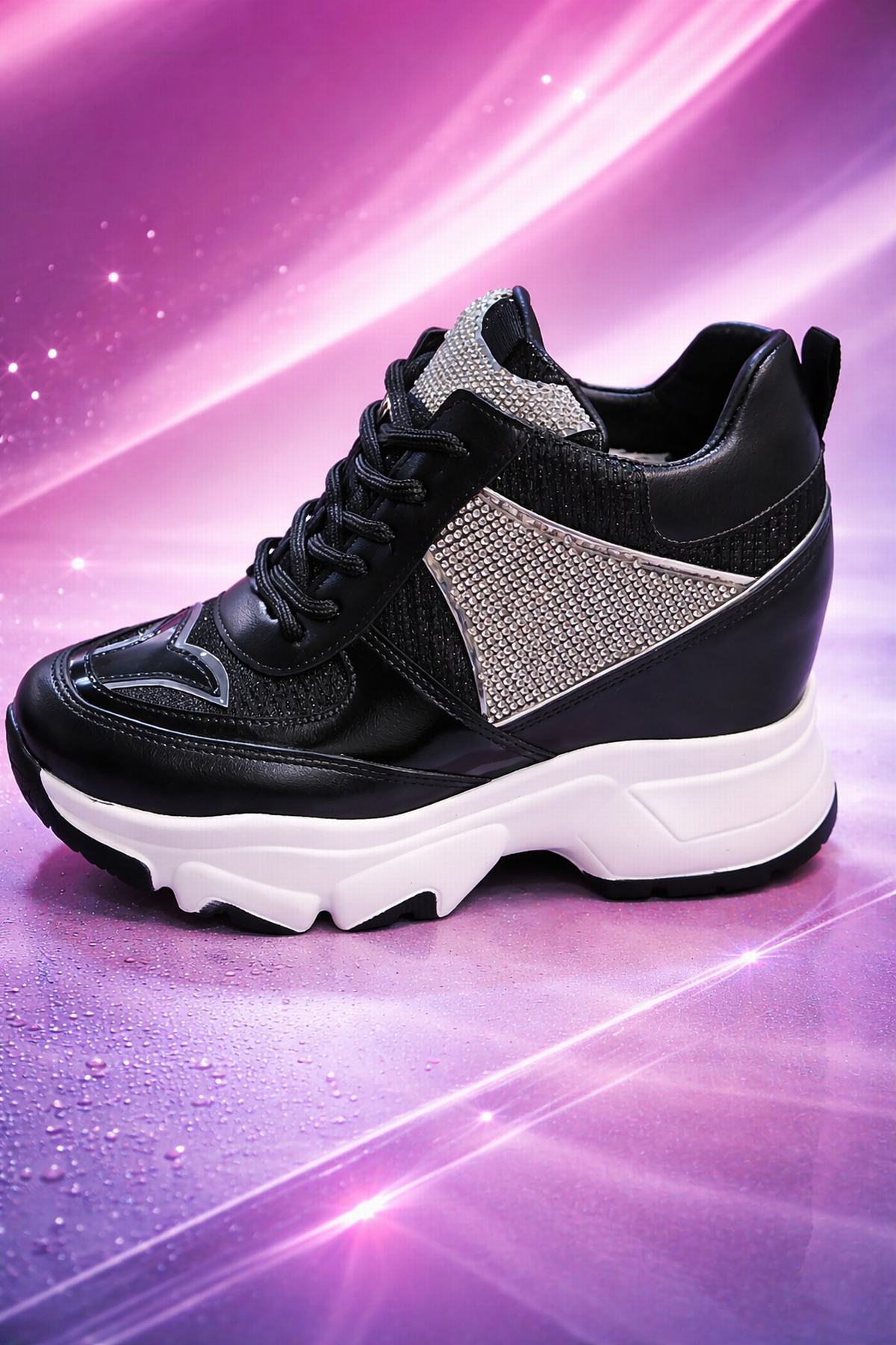 Gizli Yüksek Topuklu Kadın Spor Ayakkabı